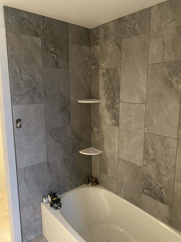 Bathroom remodel in Bucks County.